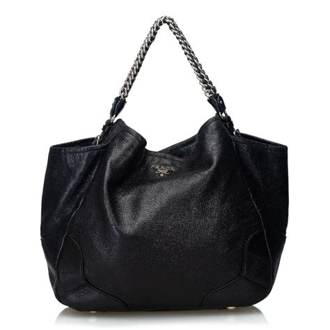 prada cervo leather tote|Prada Cervo Leather Tote Vintage .